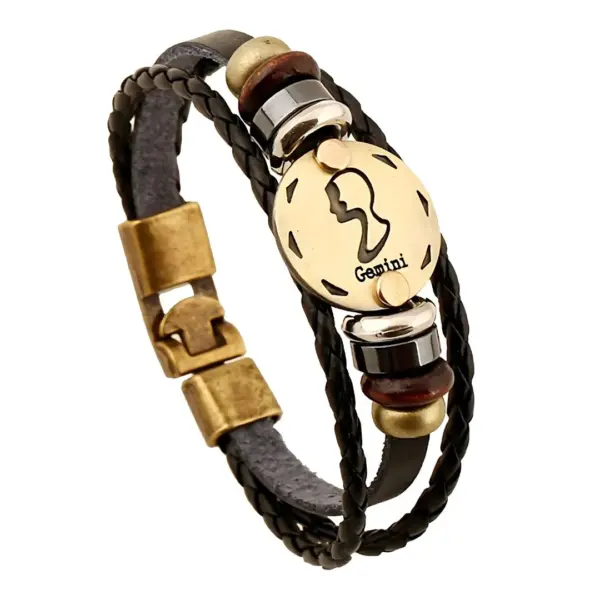 Narukvica Astrolina sa astrološkim simbolom Blizanaca, detaljni prikaz privjesaka